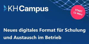 KH Campus von Klafka & Hinz: neues digitales Format für Schulung und Austausch im Betrieb, Start der Schnupperphase am 12. März